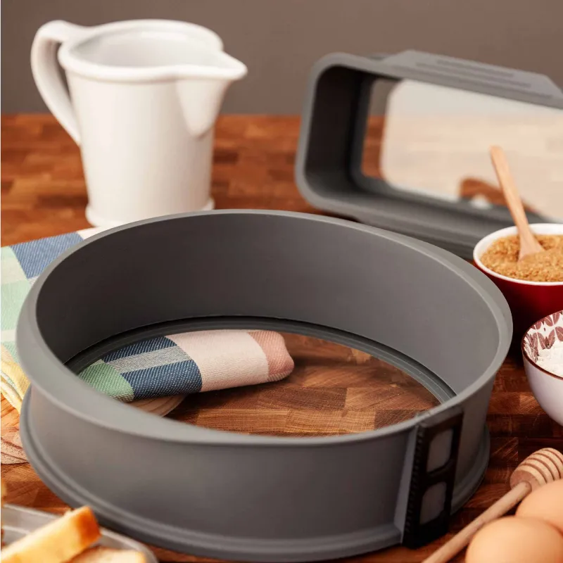 Removable round silicone mould 26 cm HMOL1124