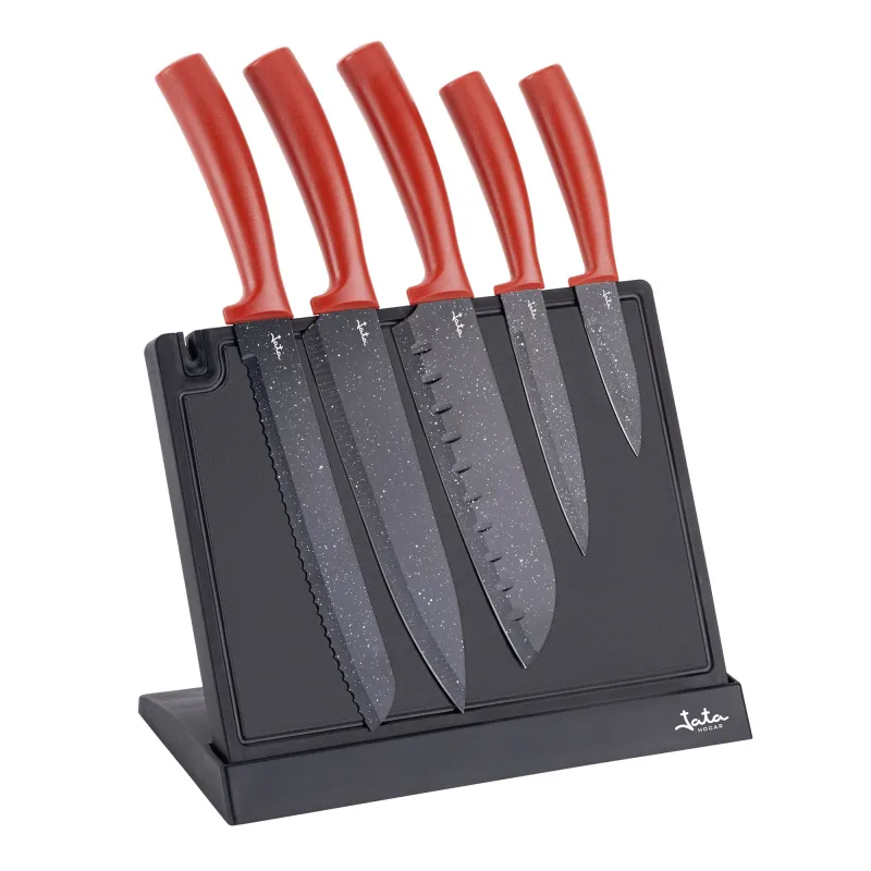 Set of 5 knives and support board HACC4502