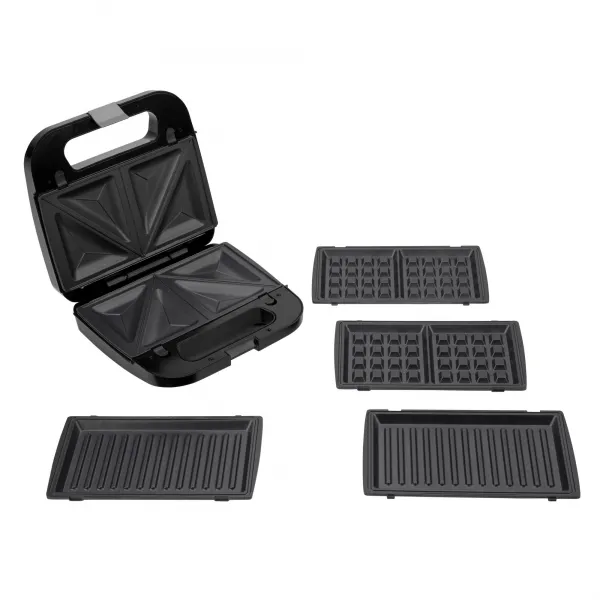 3 in 1 interchangeable plate sandwich maker JESW2010