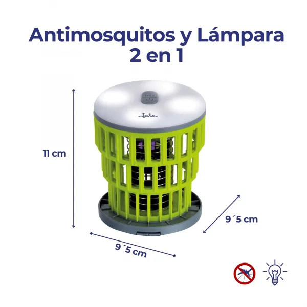 Insect killer and folding lamp MIB10