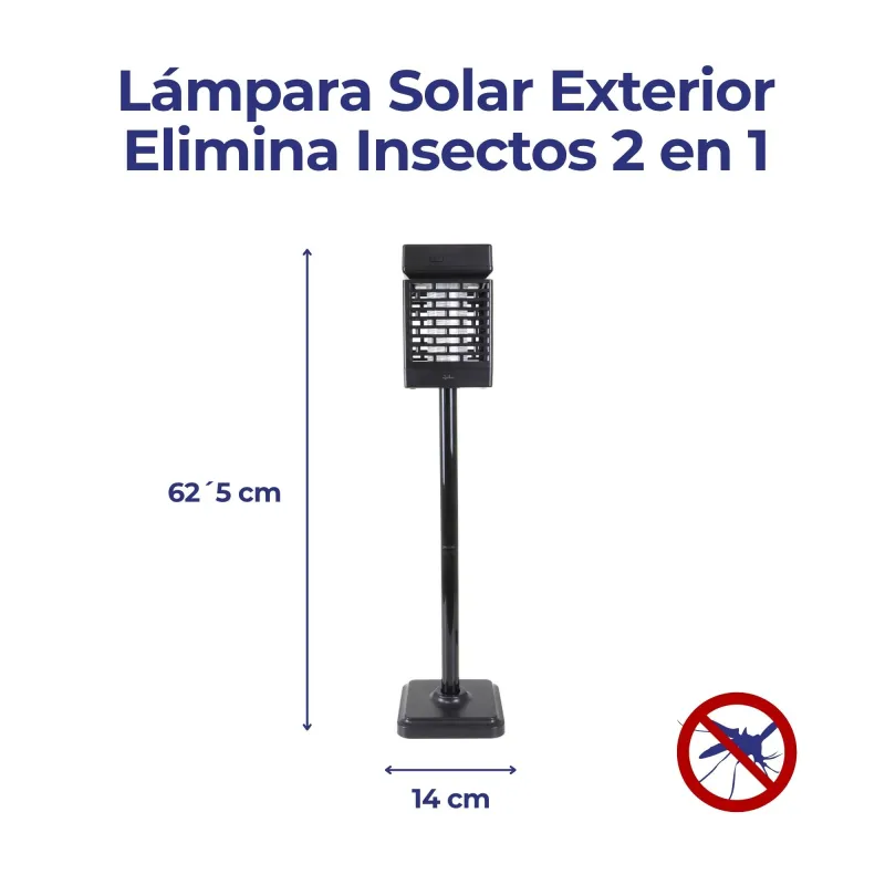Outdoor solar lamp insect killer 2 in 1 MOST3523
