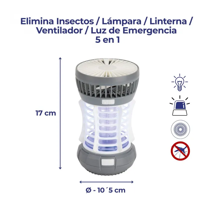 Insect killer / Lamp / Torch / Fan /  Emergency light 5... 2
