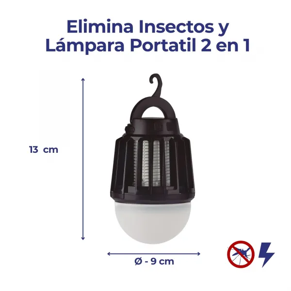 Elimina insectos / Lámpara portátil MOST3547
