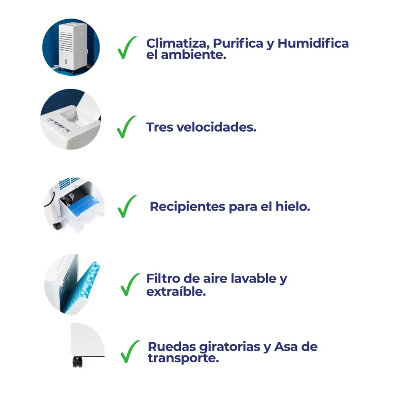 Air cooler - Ventilador de aire evaporativo...