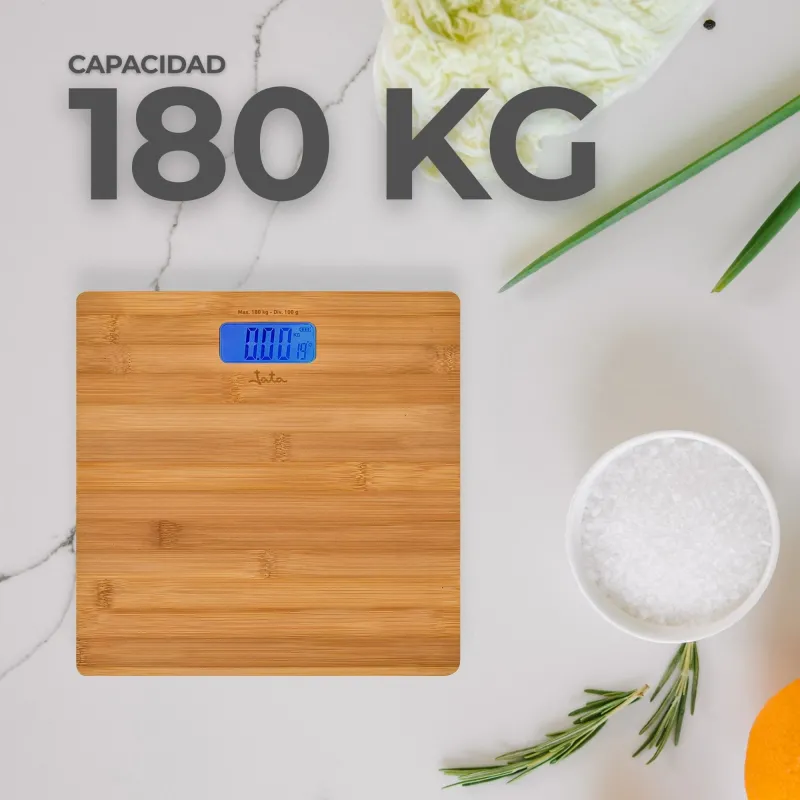 Bamboo Electronic Bathroom Scale HBAS1489