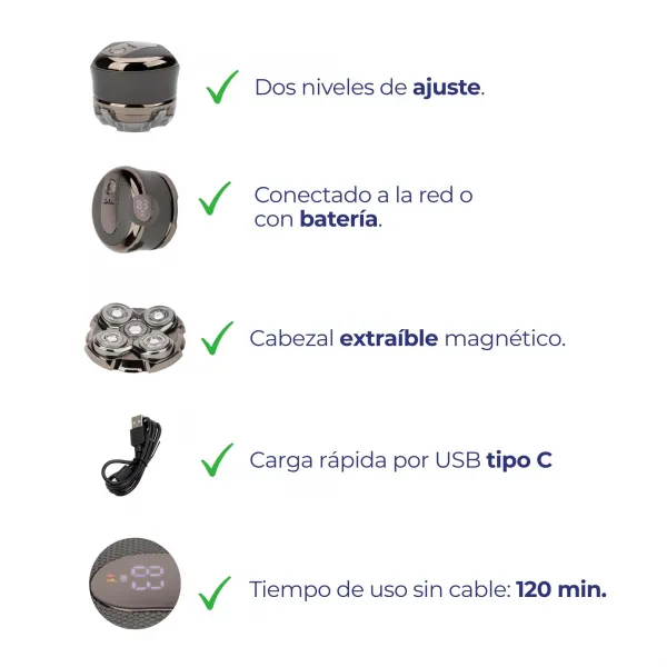 Afeitador cabeza JBMA1444