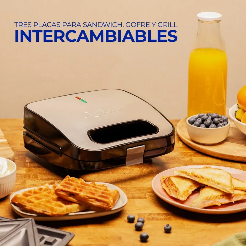3 in 1 interchangeable plate sandwich maker...