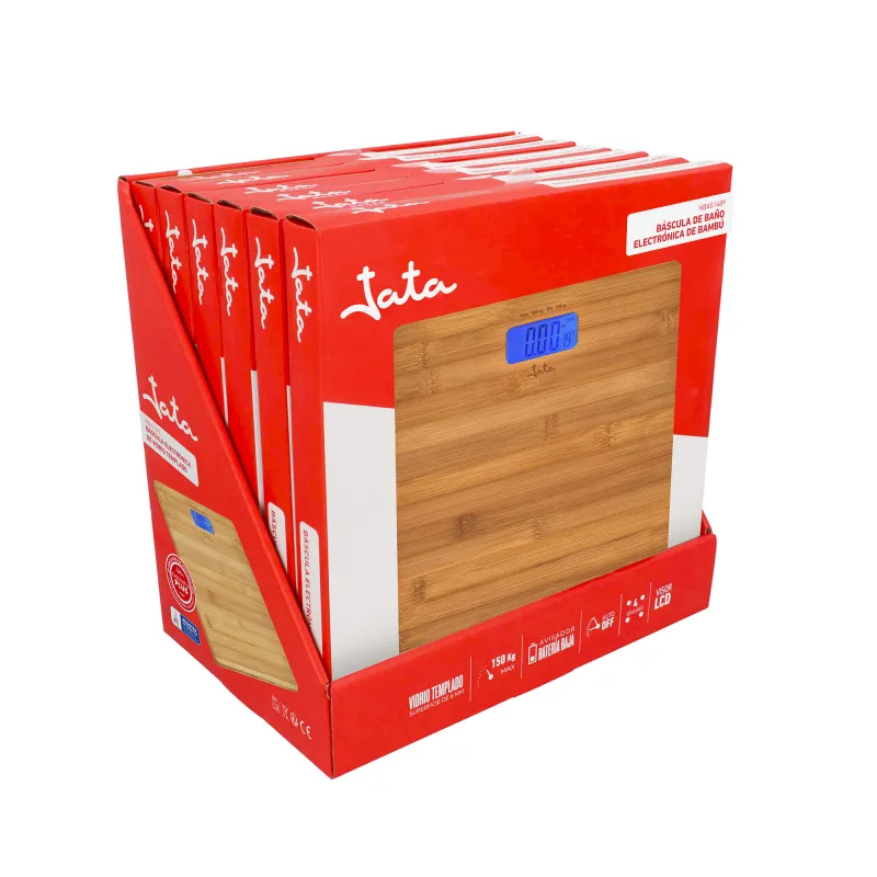 Bamboo Electronic Bathroom Scale HBAS1489