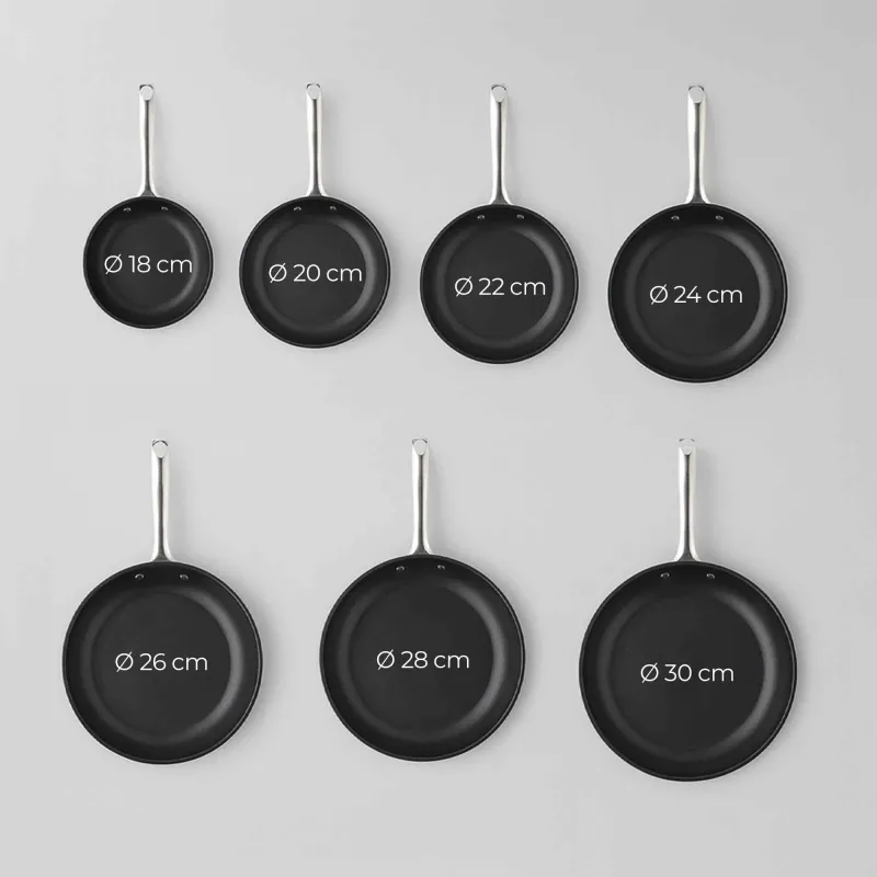 Stainless steel frying pan La Garrotxa HSAR2118...