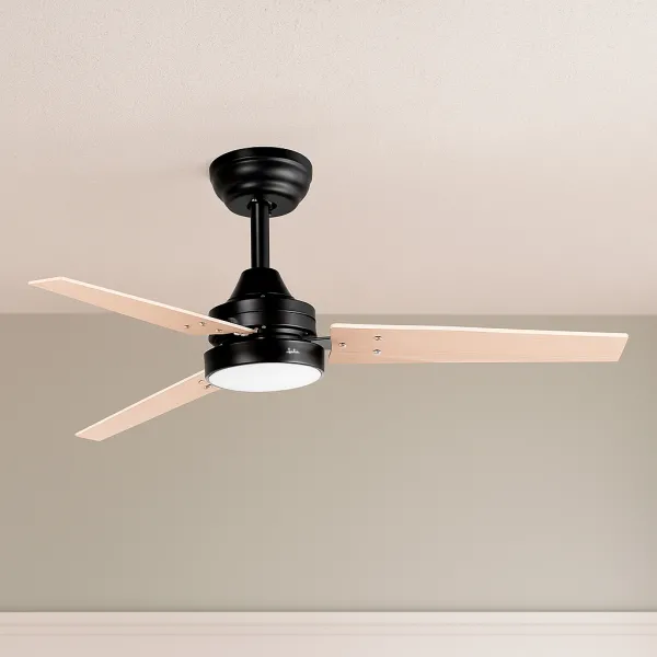 Ceiling fan with wooden blades JVTE4250