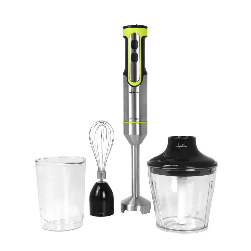 Stainless steel hand blender with accessories...