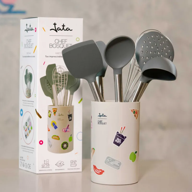 Set of utensils and support HACC5460