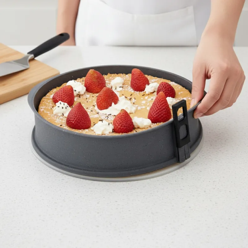 Removable round silicone mould 26 cm HMOL1124