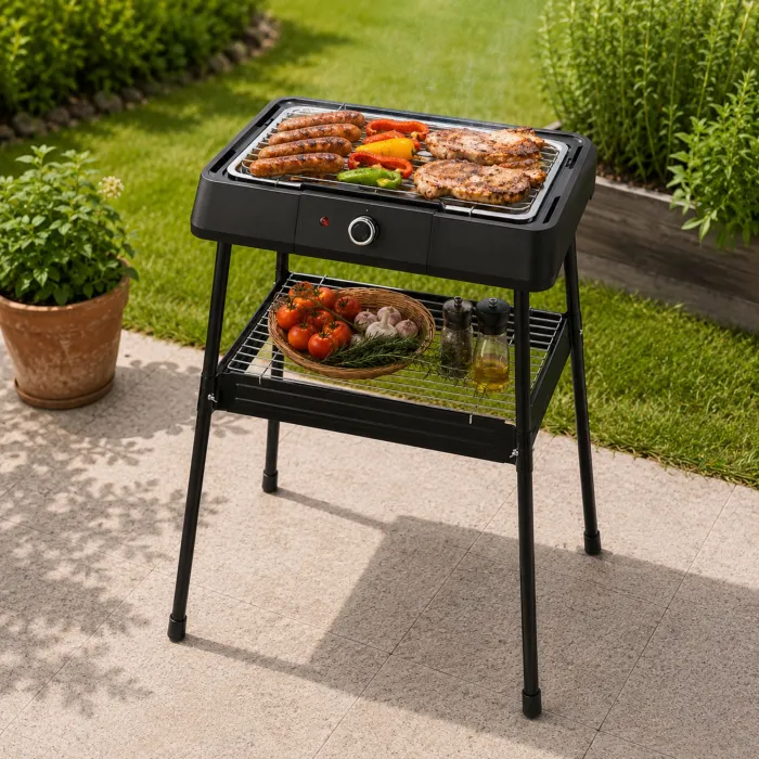 Electric barbecue with standing JEBQ1001
